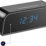 WiFi Camera Digital Table Clock Wireless Indoor HD 1080P Video Audio Recording